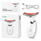 Masajeador Facial y de Cuello con Luz LED