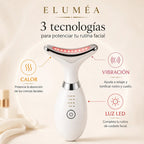 Masajeador Facial y de Cuello con Luz LED